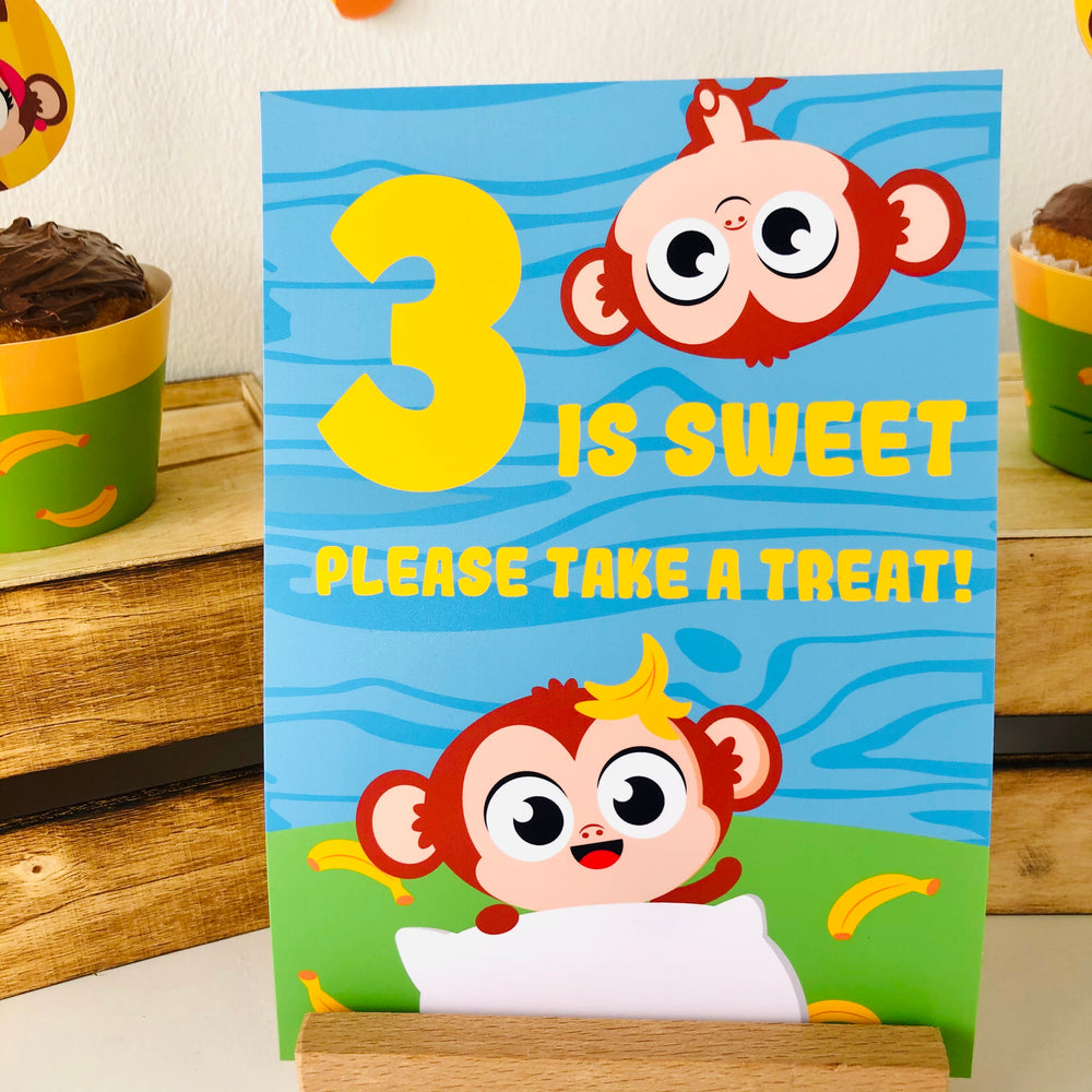 3 Is Sweet Sign