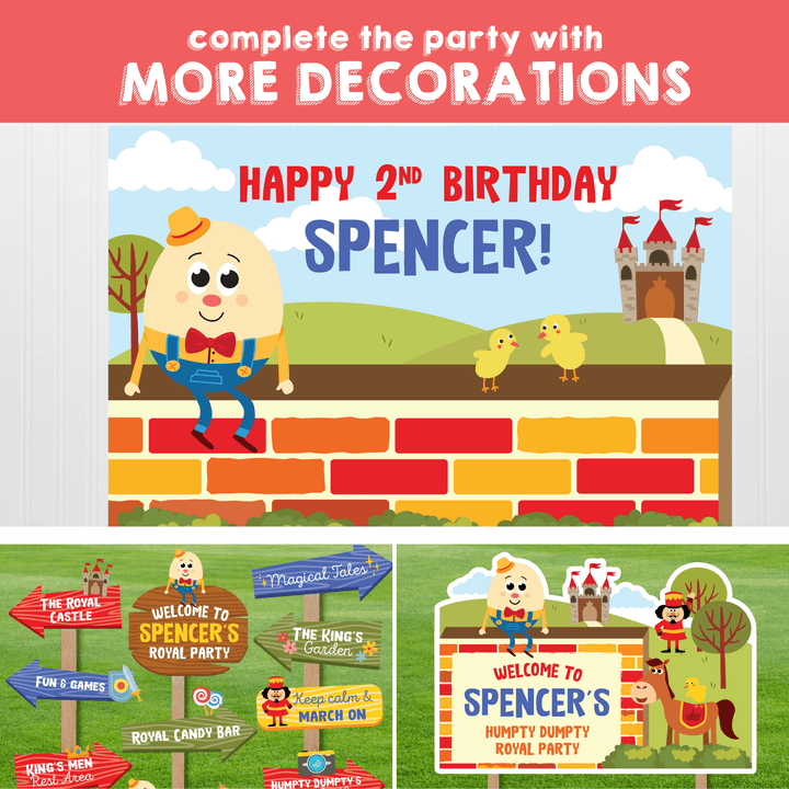 Humpty Dumpty More Party Decorations