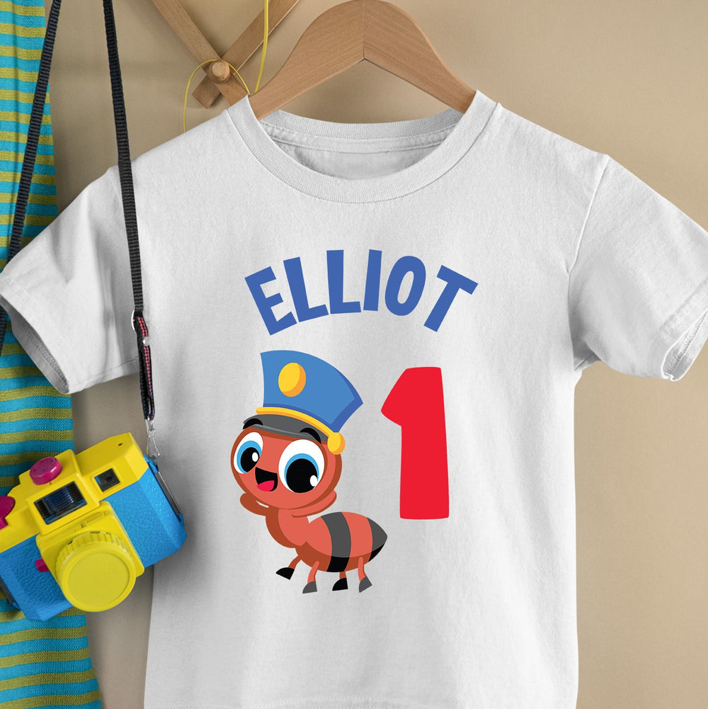 Ants Go Marching Birthday Shirt Design