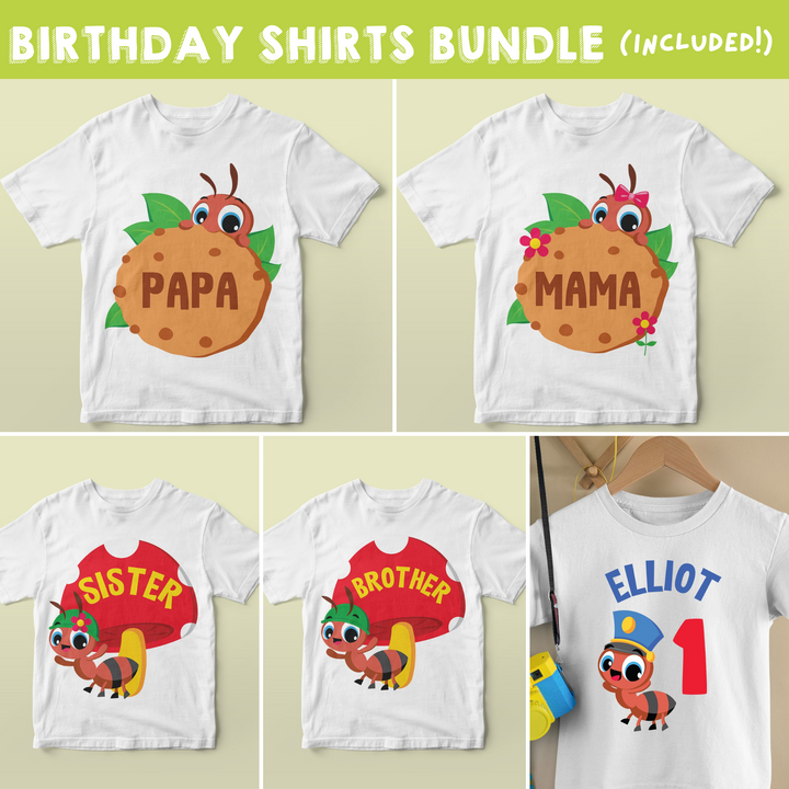 Ants Go Marching Birthday Shirts Bundle