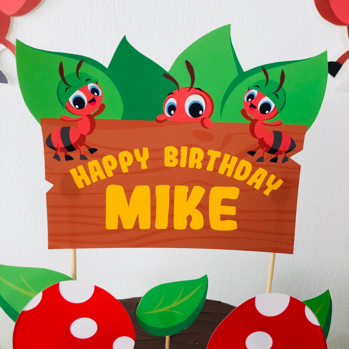 Ants Go Marching Cake Topper