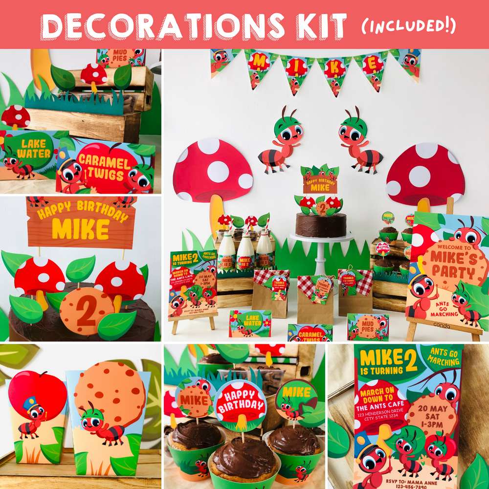 Ants Go Marching Party Decorations