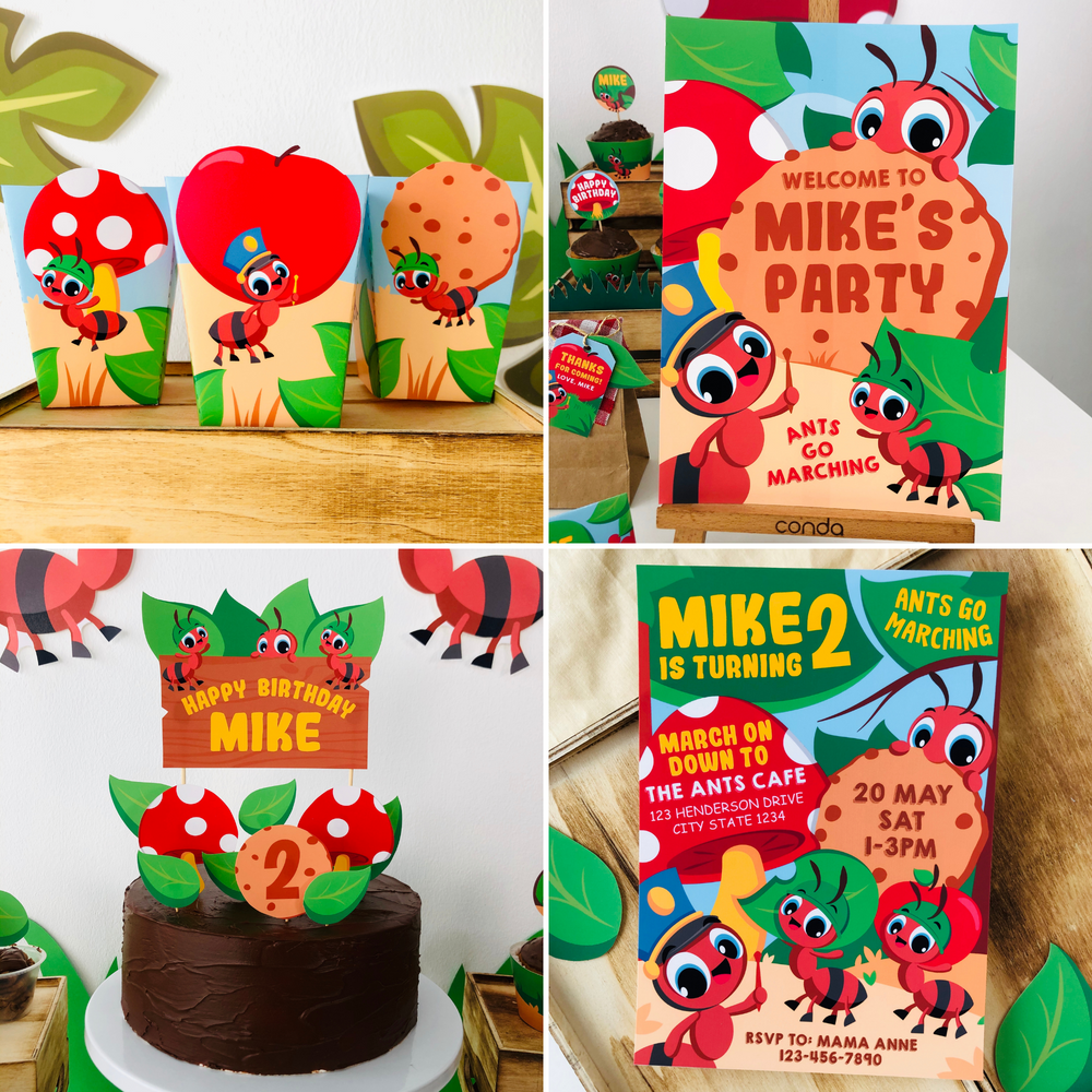 Ants Go Marching Party Decorations Kit