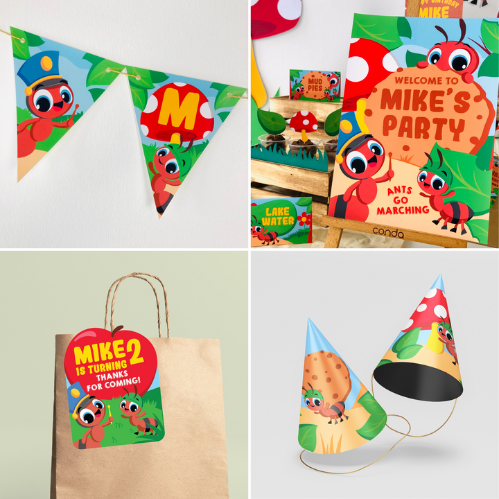 Ants Go Marching Party Decorations Kit