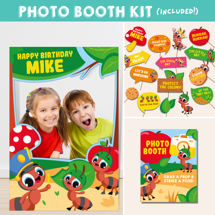 Ants Go Marching Party Photo Booth