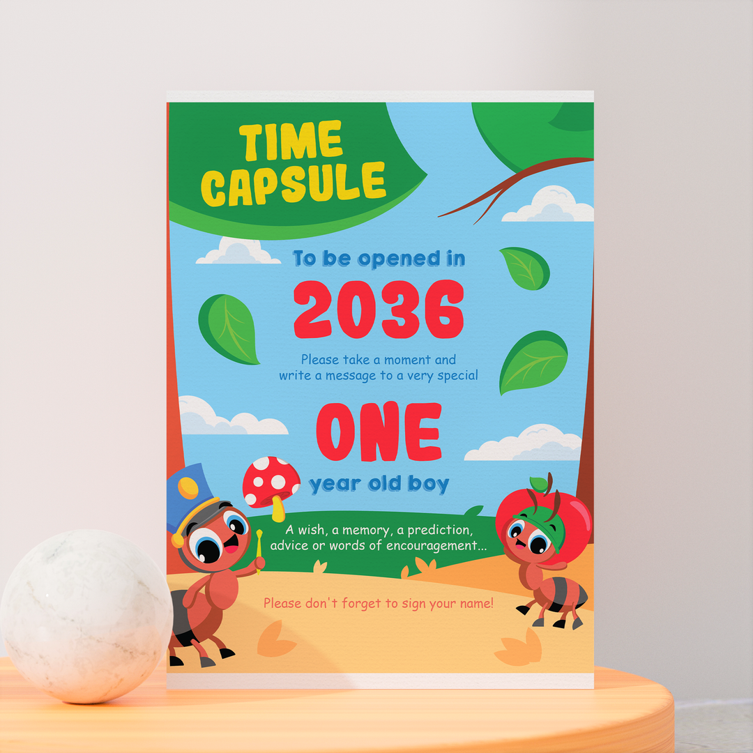 Ants Go Marching Time Capsule Display