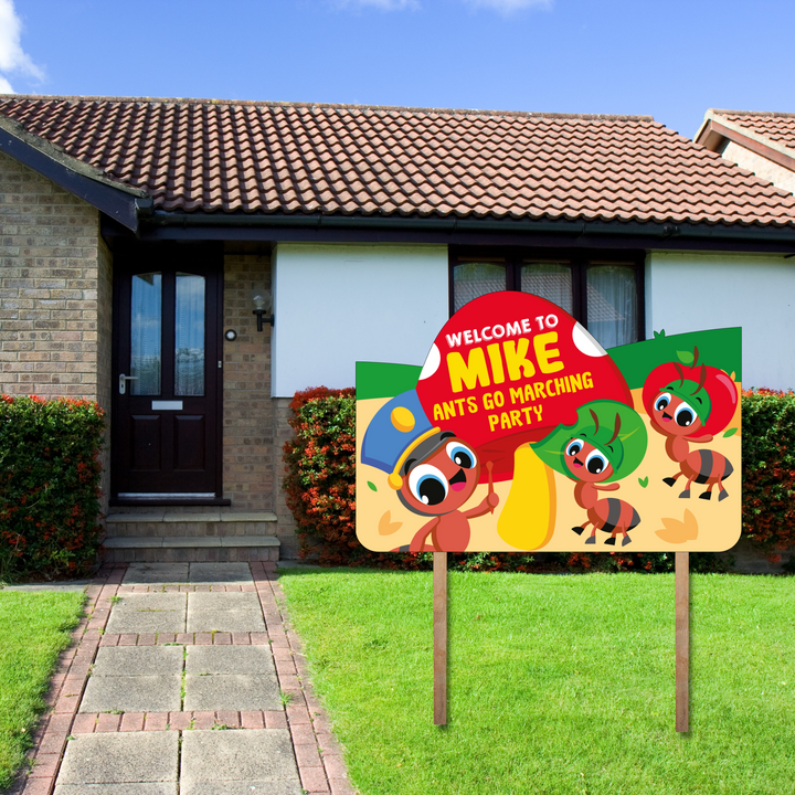 Ants Go Marching Yard Sign