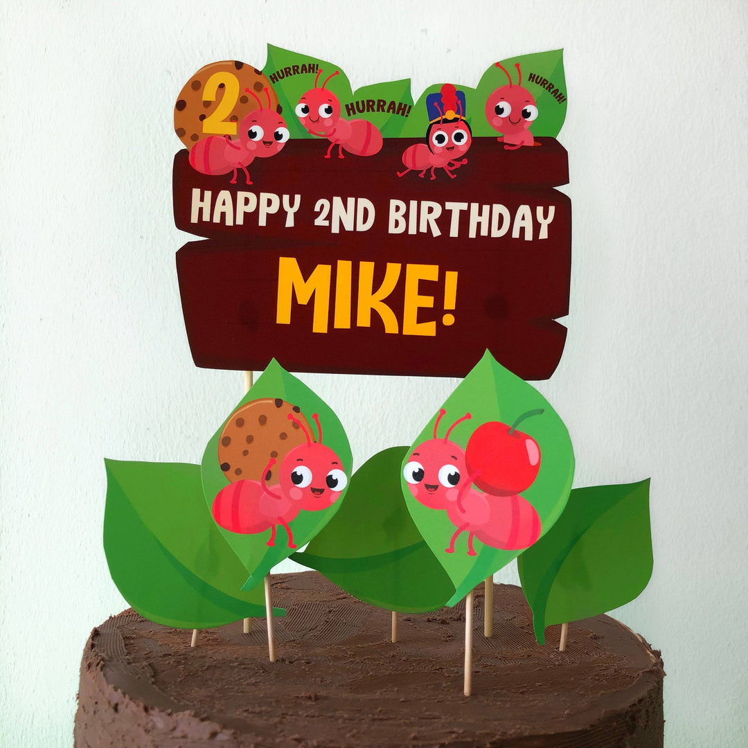Ants go Marching Cake Topper
