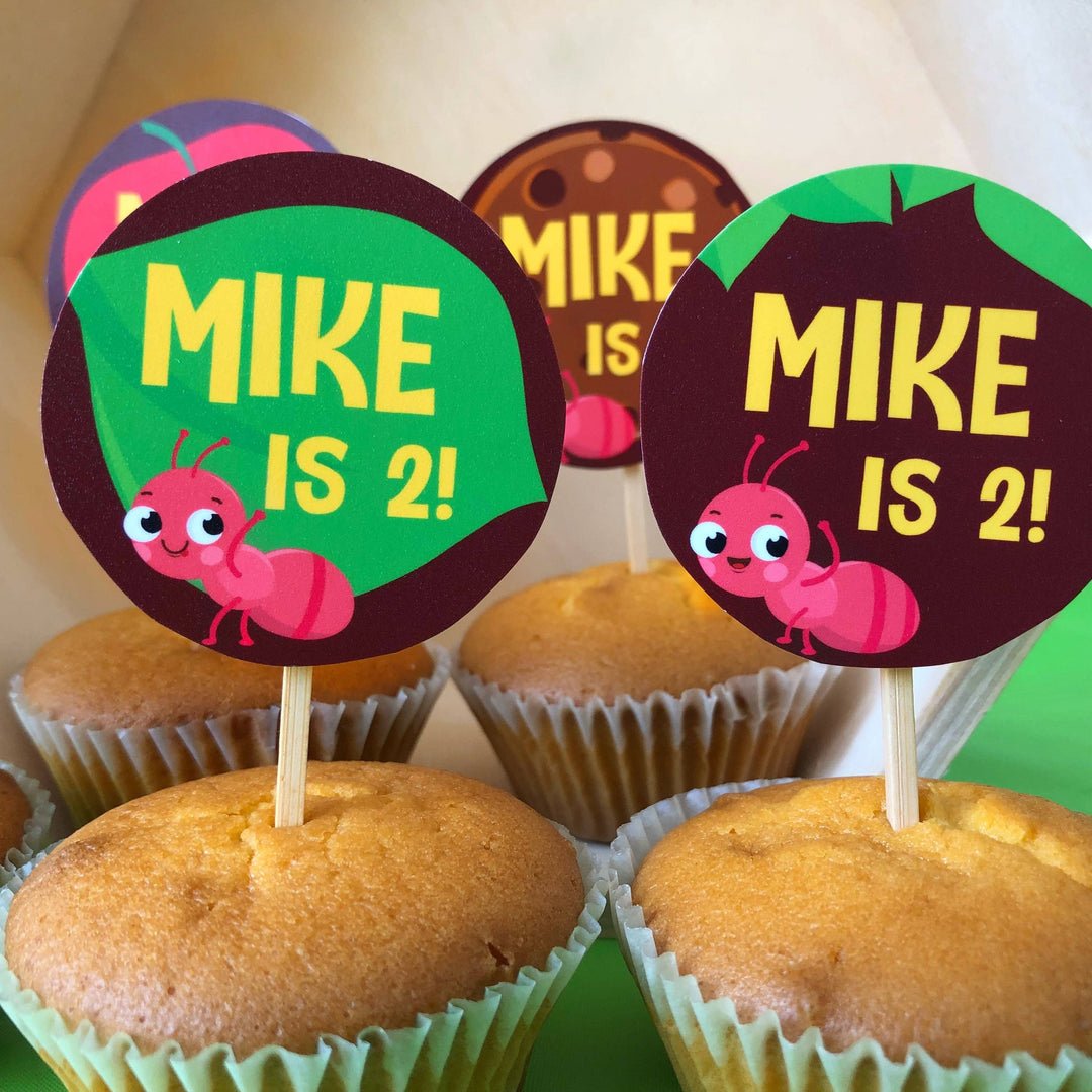 Ants go Marching Cupcake Topper