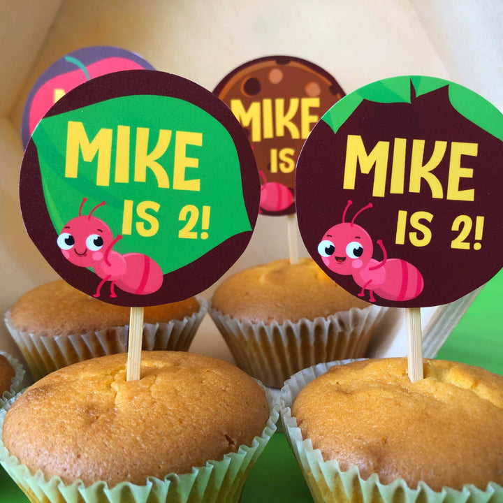 Ants go Marching Cupcake Topper