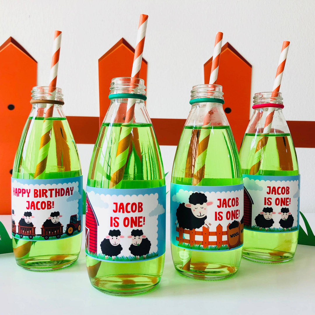 Baa Baa Black Sheep Bottle Wrappers