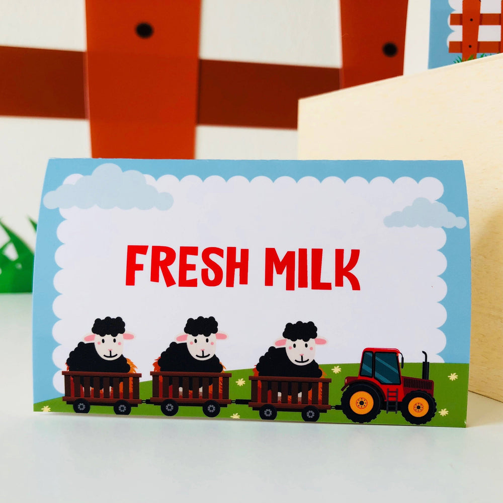 Baa Baa Black Sheep Food Label