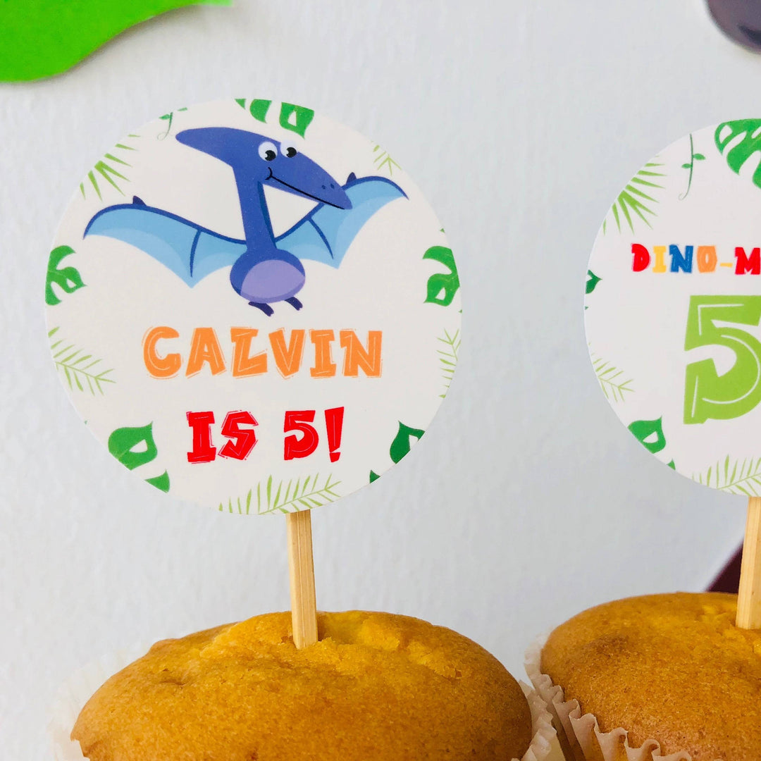 Baby Dino Cupcake Topper