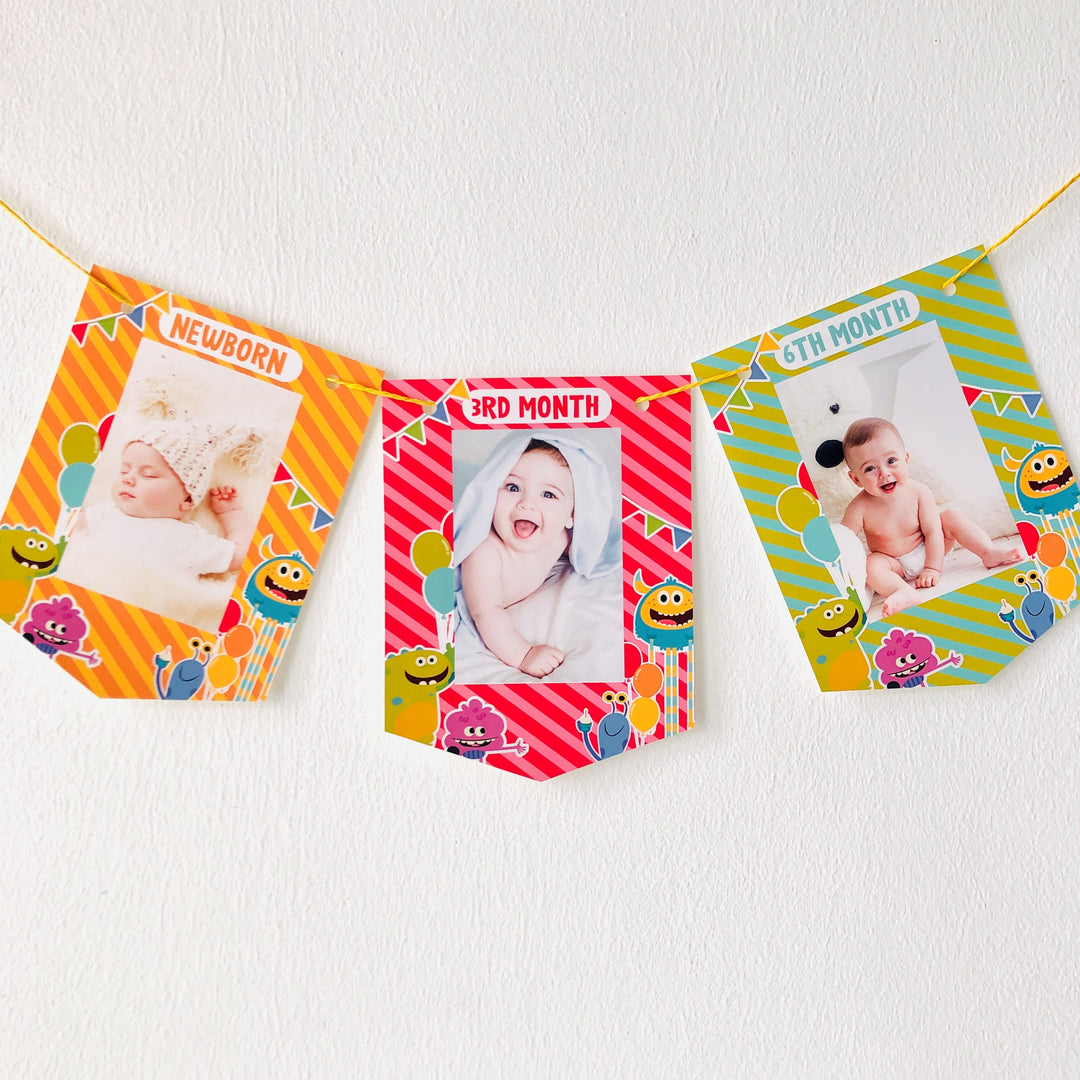 Super Simple Monsters Birthday Photo Banner
