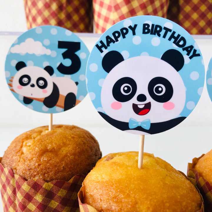 Baby Panda Cupcake Topper