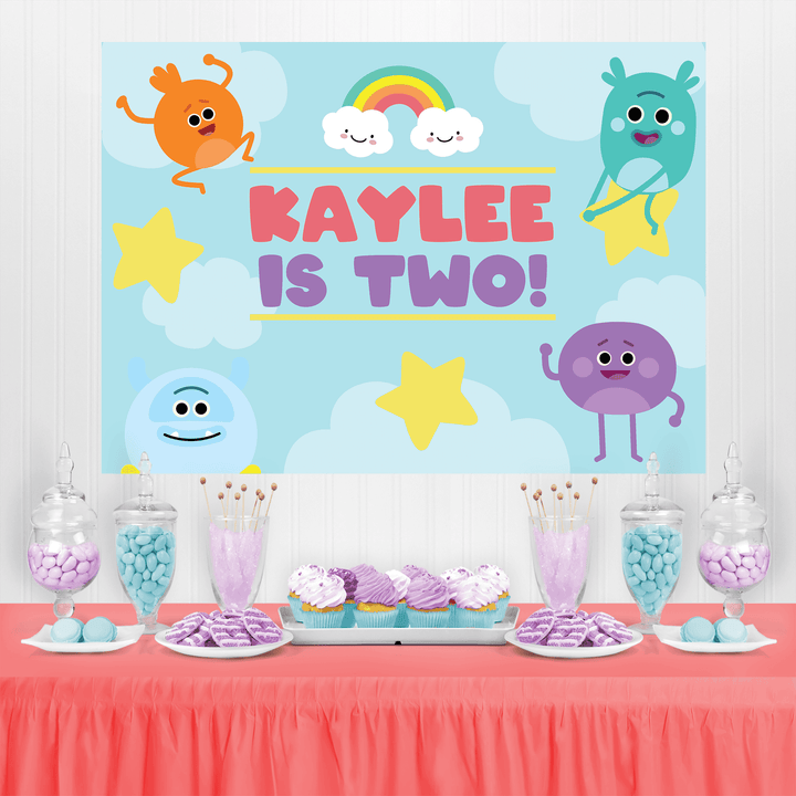 Bumble Nums Backdrop