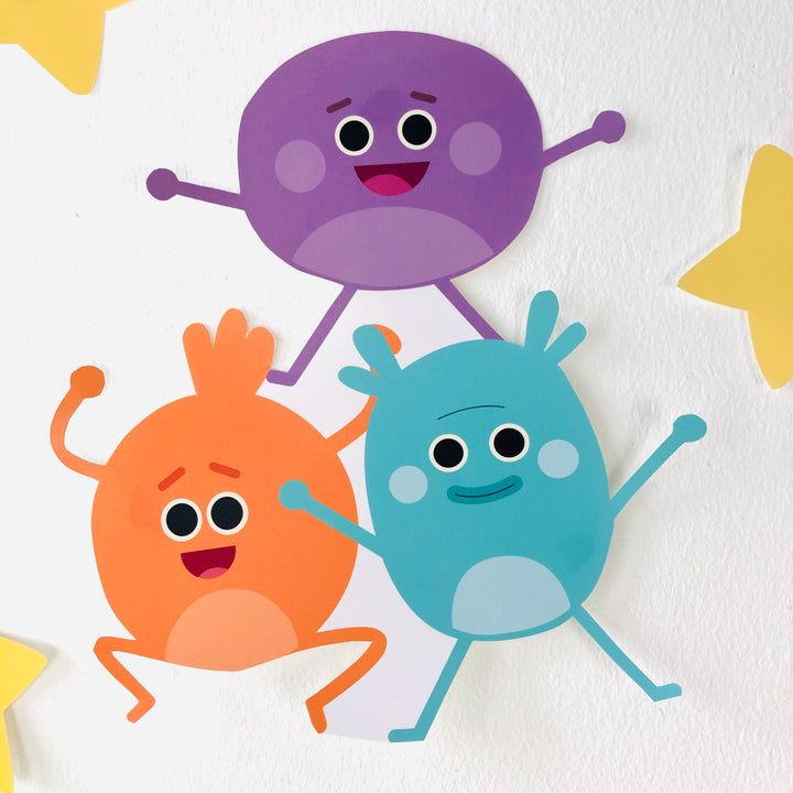 Super Simple Songs Bumble Nums Cut-outs