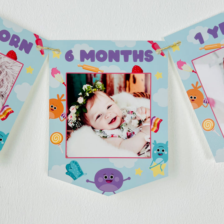 Bumble Nums Milestone Photo Banner