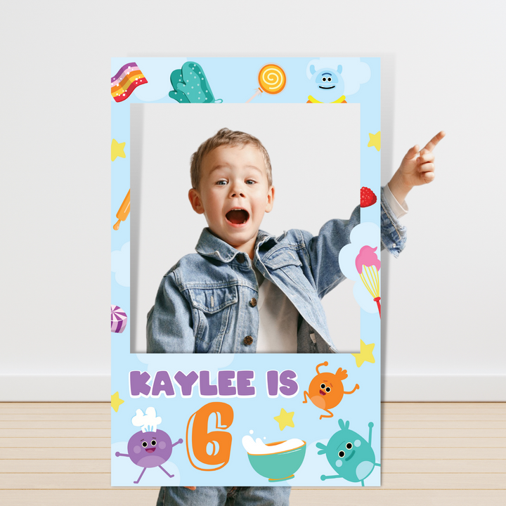 Bumble Nums Photo Booth Frame