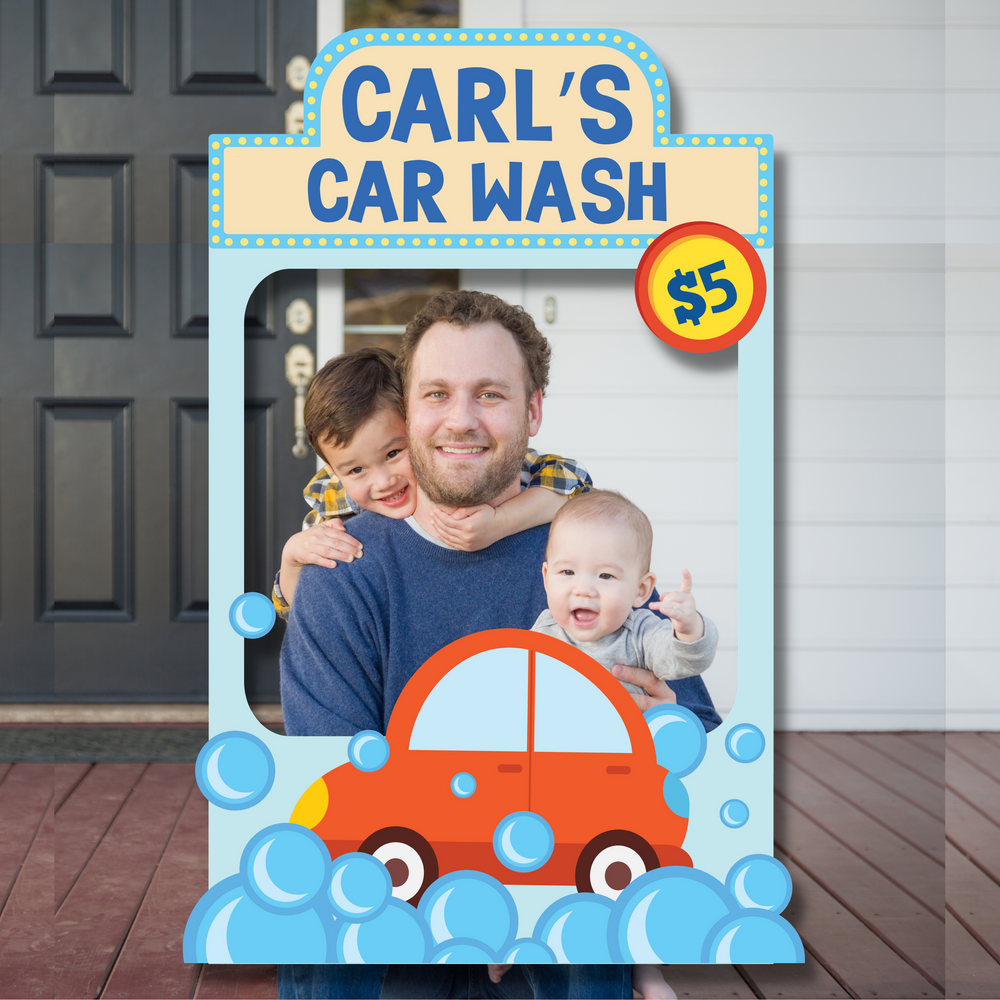 Car Wash Party Photo Booth