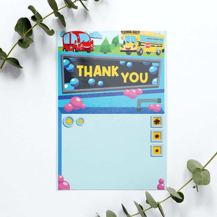 Car Wash Thank You Card