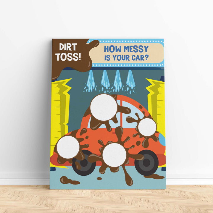 Car Wash Party Toss the Dirt Game