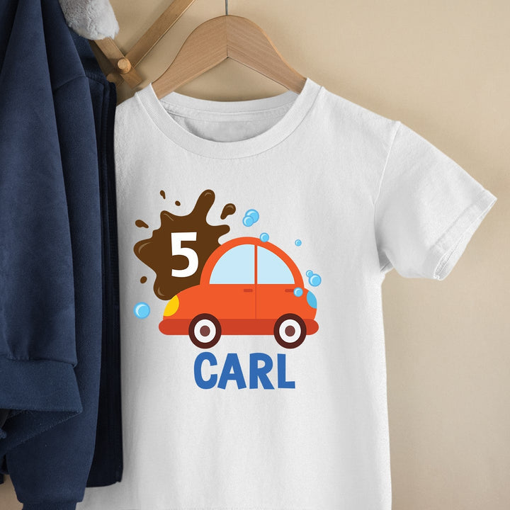 Car Wash Birthday Shirt