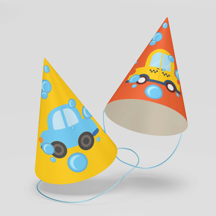 Car Wash Party Hats