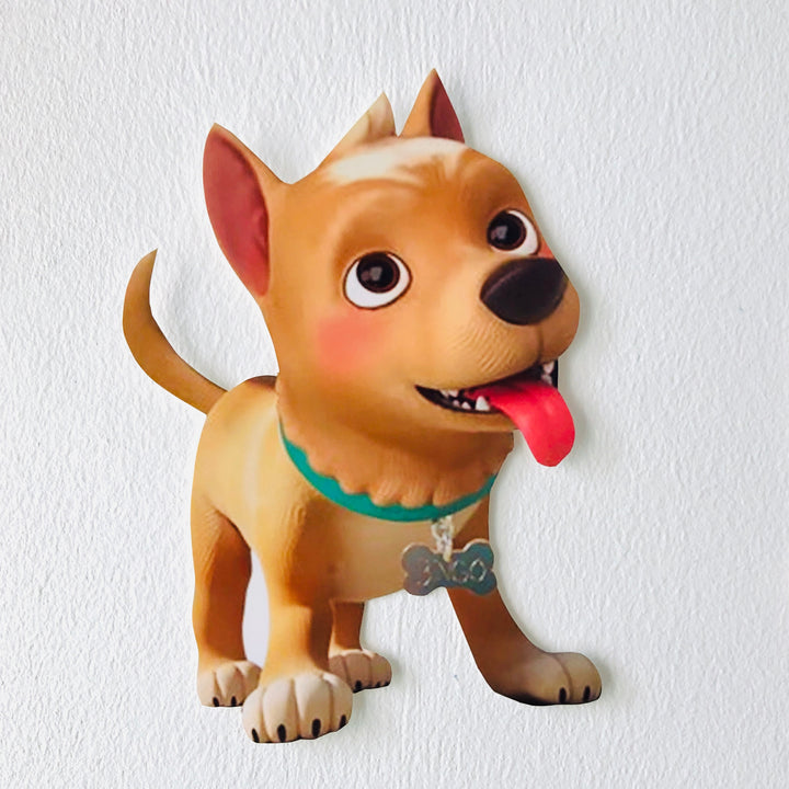 Cocomelon Wheels on the Bus Bingo Dog Cut-Out