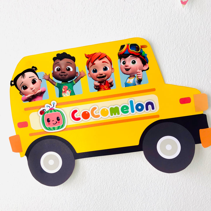 Cocomelon Wheels on the Bus Cut-Out
