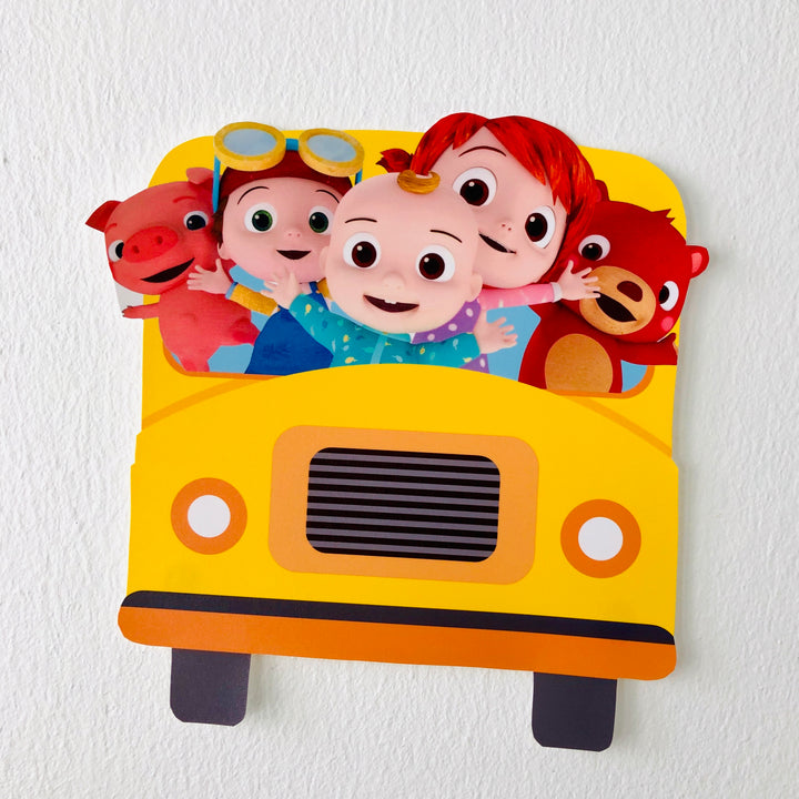 Cocomelon Wheels on the Bus Cut-Out