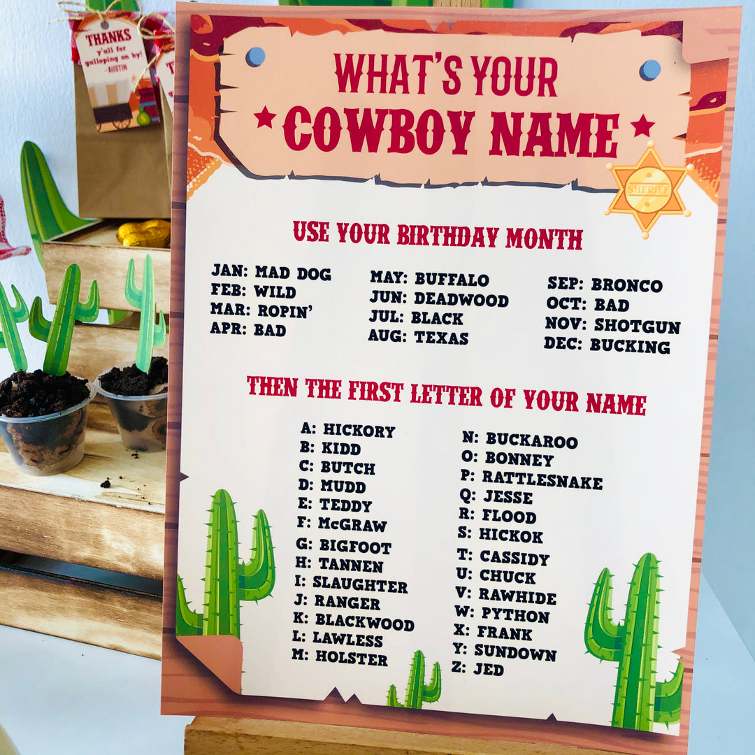 Whats Your Cowboy Name