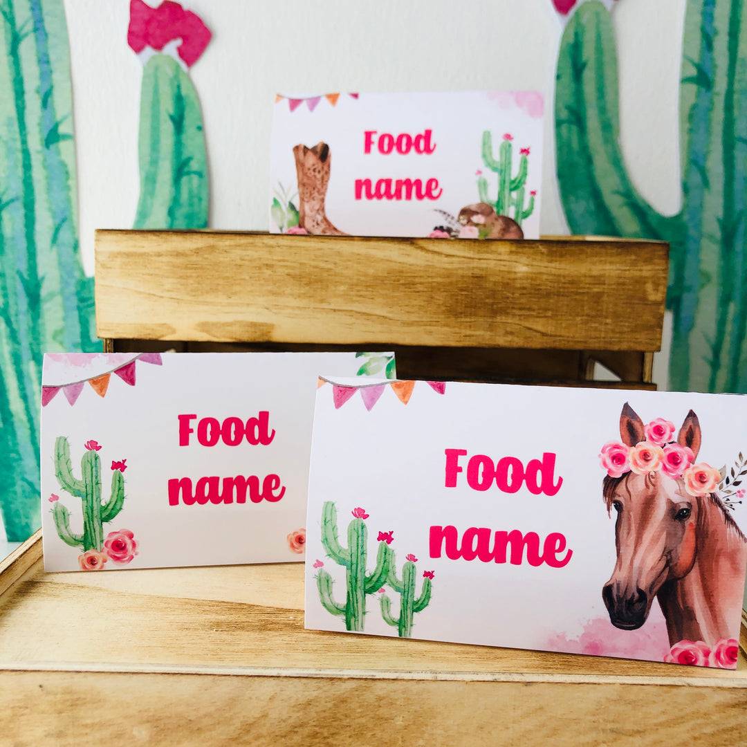 Horse Food Label Printables