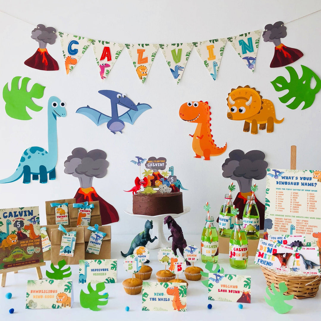 Dinosaur Birthday Party Printable