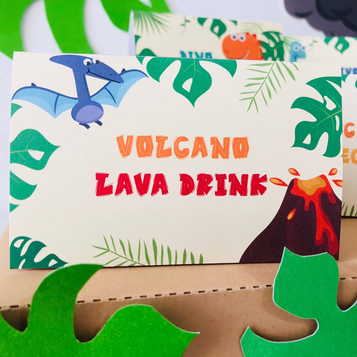 Dinosaur Food Card