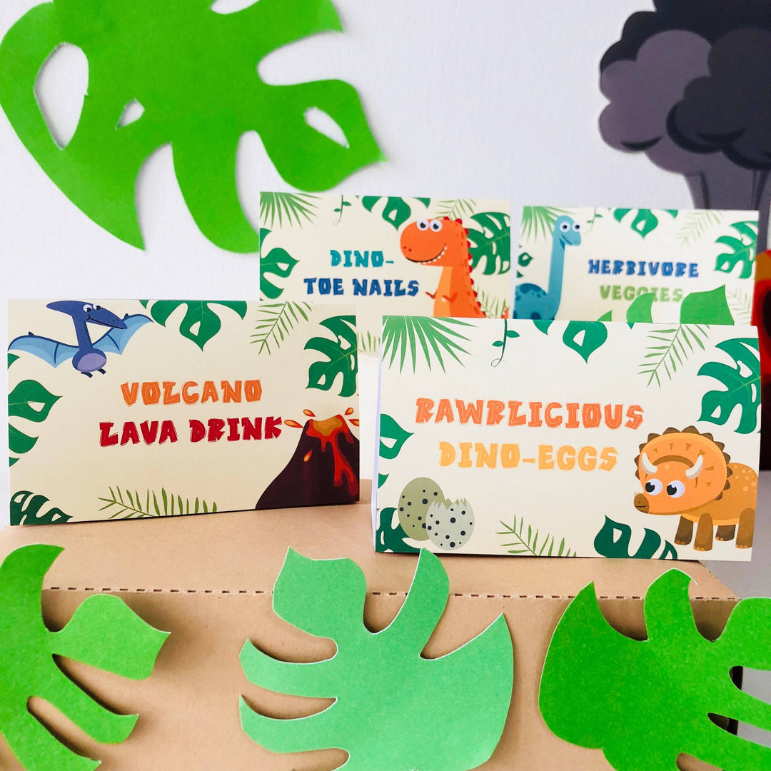 Dinosaur Food Labels
