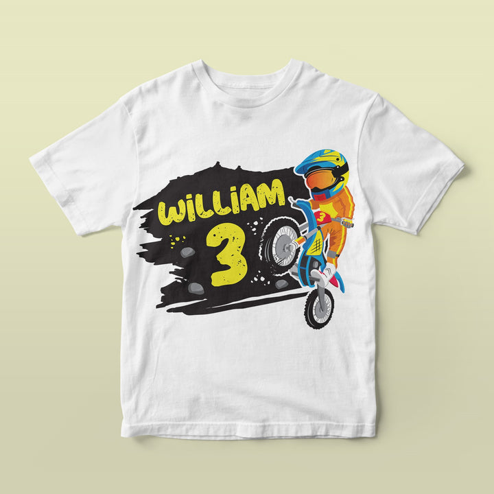 Dirt Bike Birthday Shirt