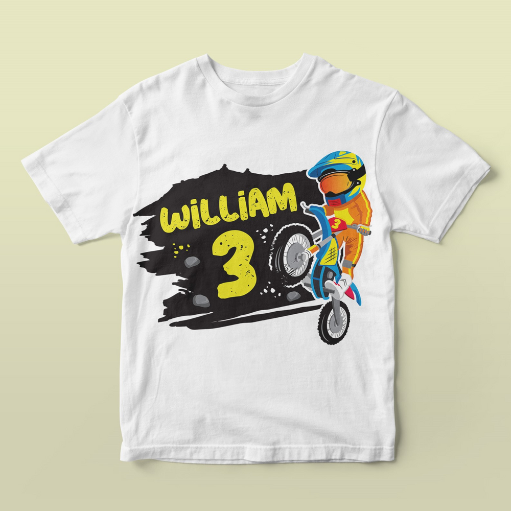 Dirt Bike Birthday Shirt