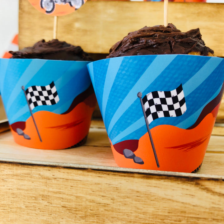 Dirt Bike Cupcake Wrapper
