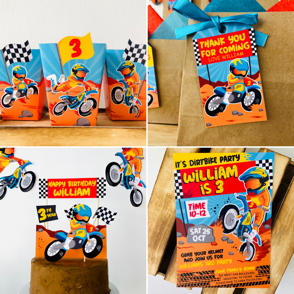 Dirt Bike Decoration Kit