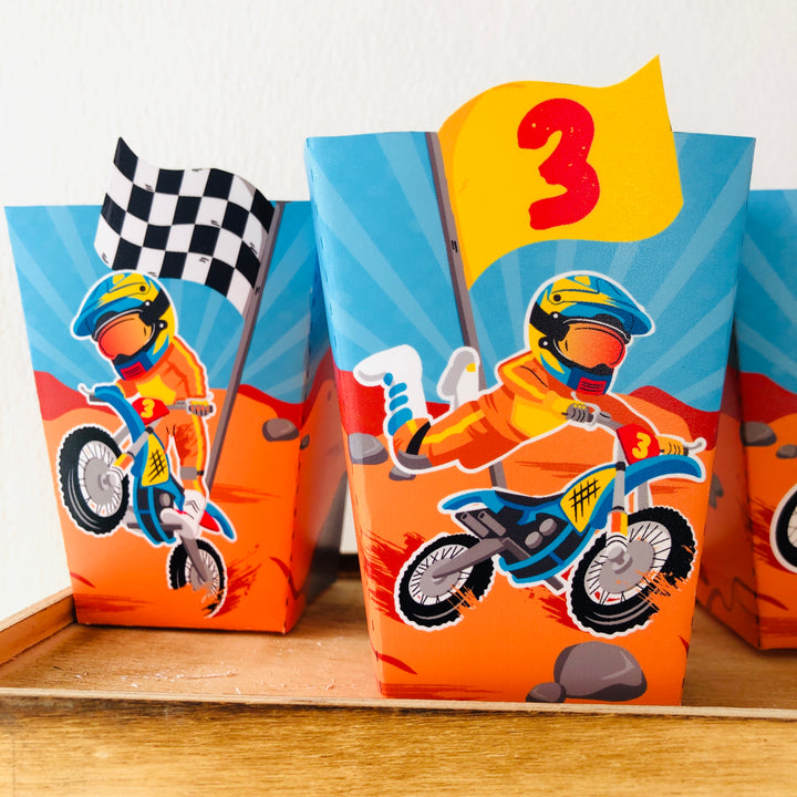 Dirt Bike Favor Boxes