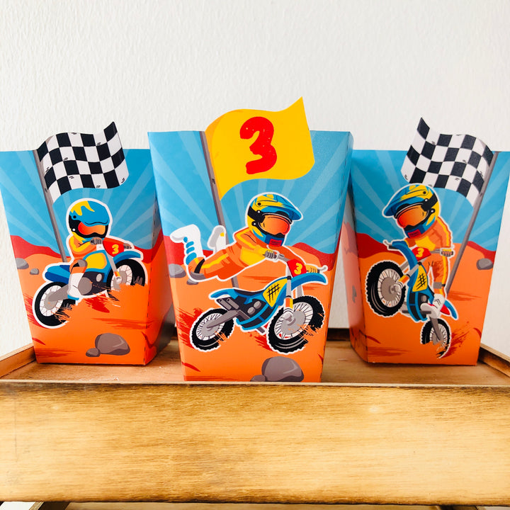 Dirt Bike Favor Box Design