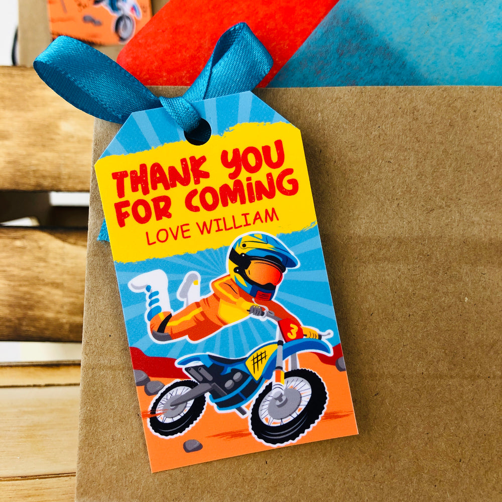 Dirt Bike Gift Tag