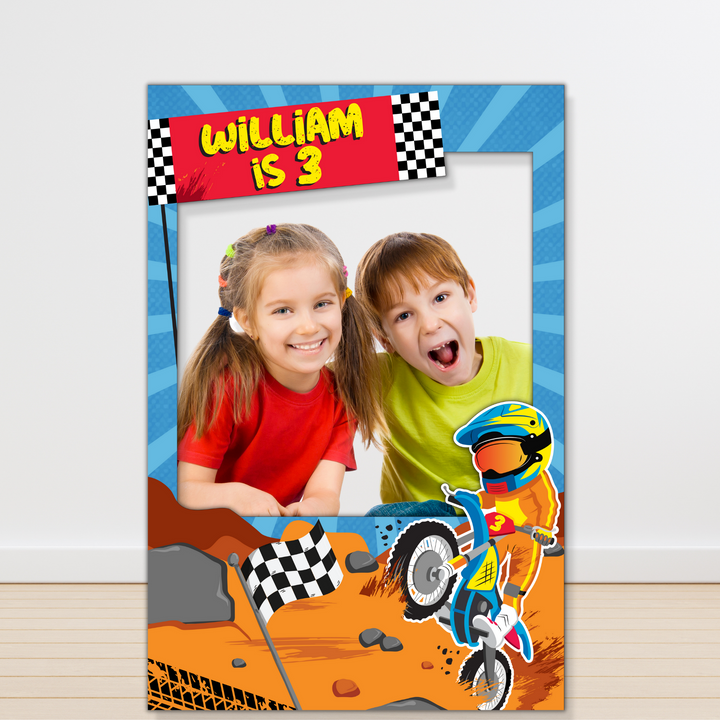 Dirt Bike Photo Props Frame