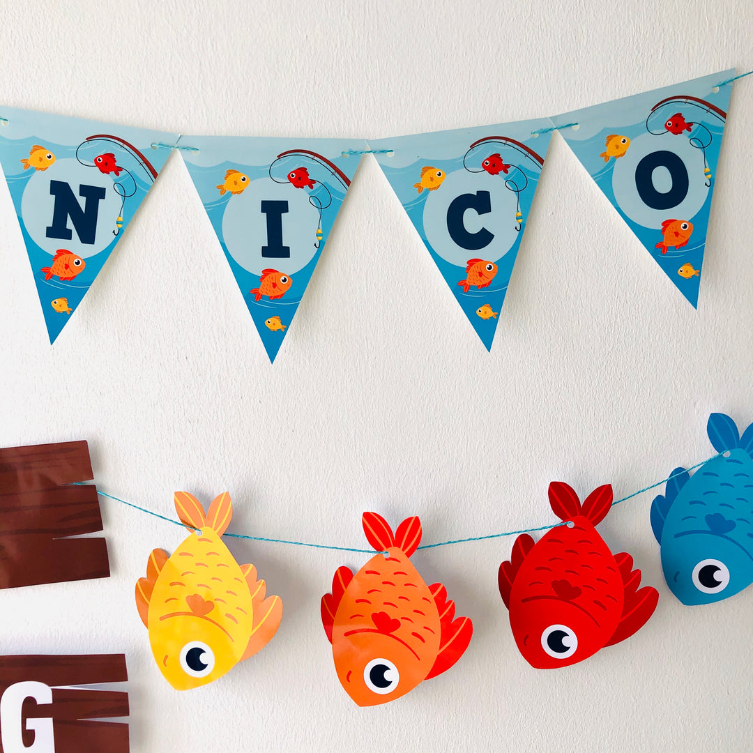 Fishing Birthday Banner