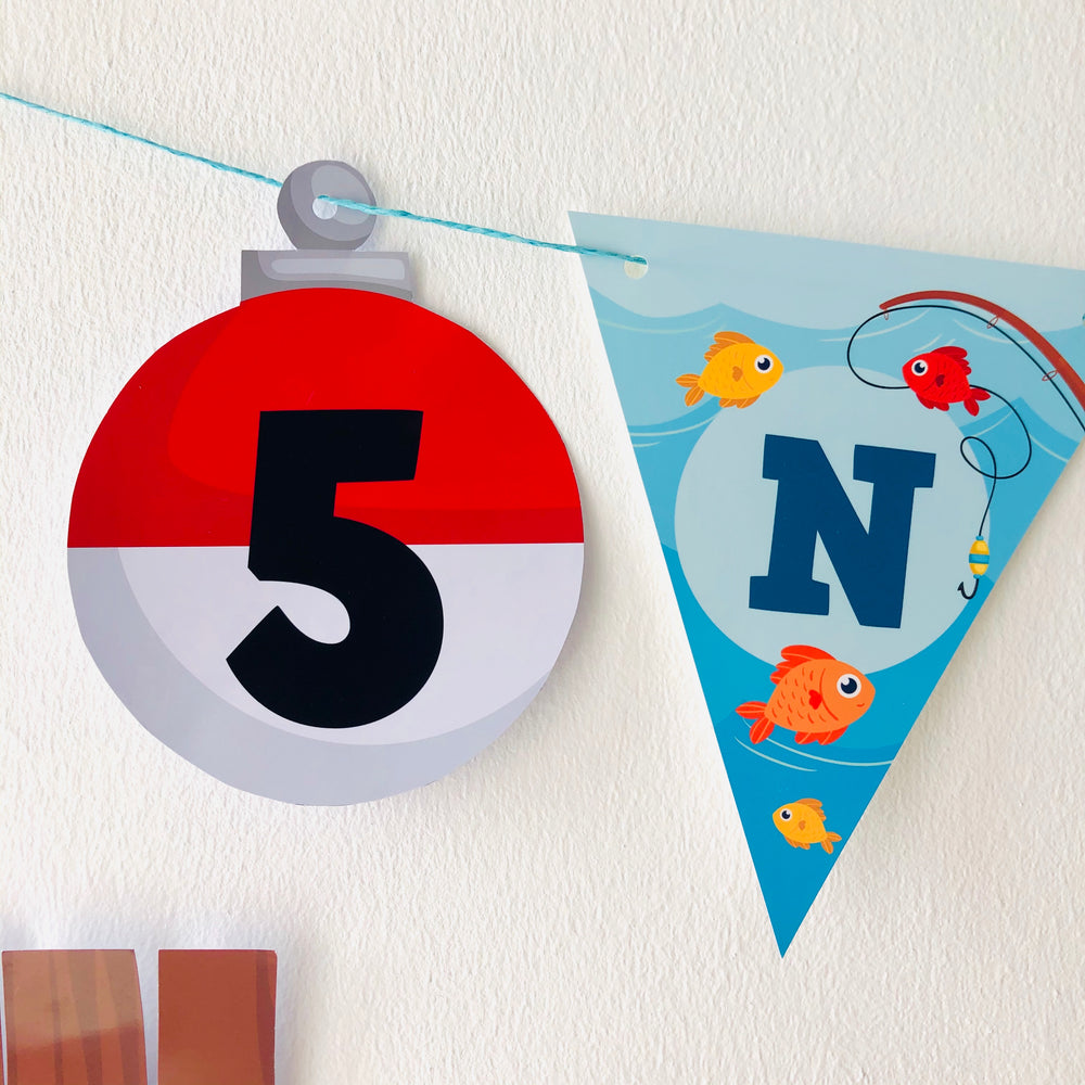 Fishing Birthday Banner
