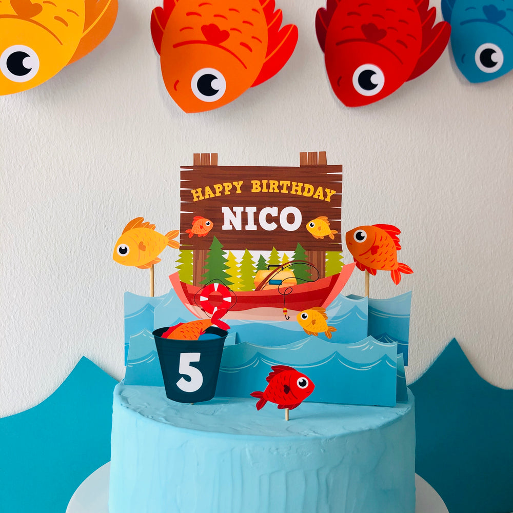 Fishing Birthday Cake