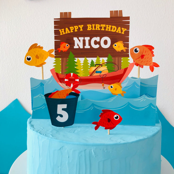 Fishing Cake Topper