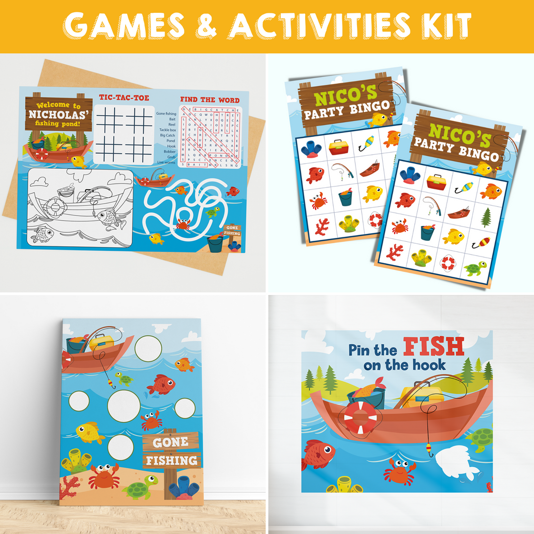 Fishing Games and Activities Kit
