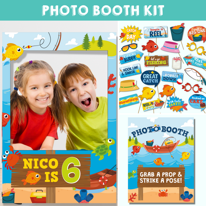 Fishing Photo Booth Kit